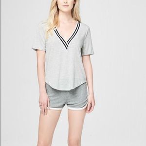 Light grey sporty tee